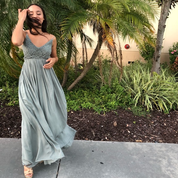Fashion Nova Dresses & Skirts - gray/teal dress